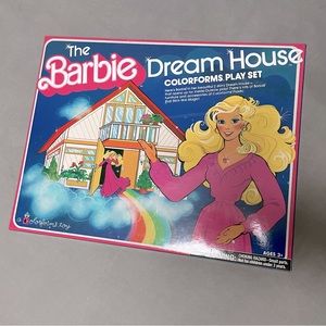Barbie Dream House Colorform Playset